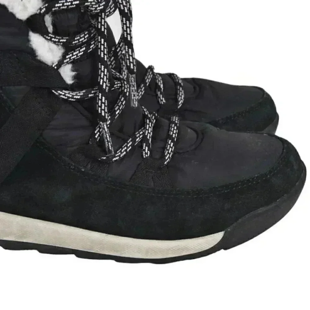 Sorel Whitney II Flurry Waterproof  Boot Suede Insulated Black Size 8 - Picture 5 of 14